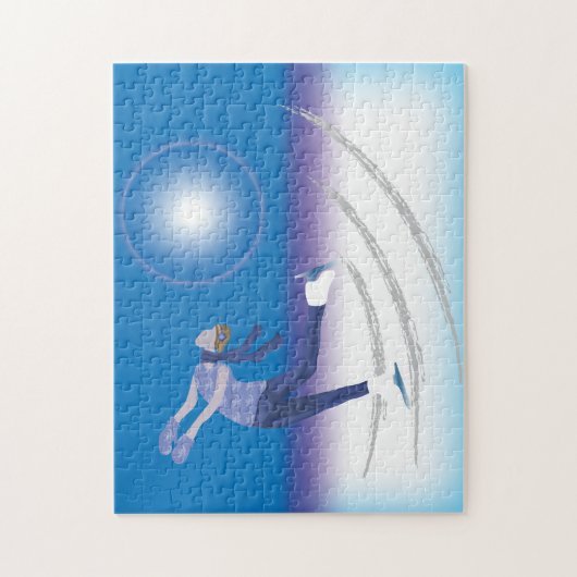 Graceful Ice Skater Legpuzzel (Verticaal)