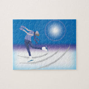 Graceful Ice Skater Legpuzzel