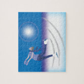 Graceful Ice Skater Legpuzzel (Verticaal)