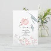 Graceful Japans Boat in Moonlight Save The Date (Staand voorkant)