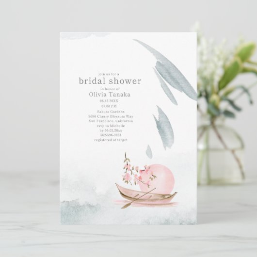 Graceful Japanse boot in het Vrijgezellenfeest van Kaart (Staand voorkant)