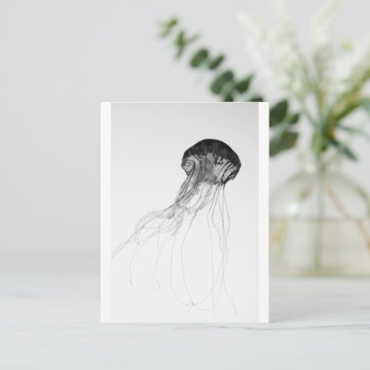 Graceful Jellyfish Briefkaart (Staand voorkant)
