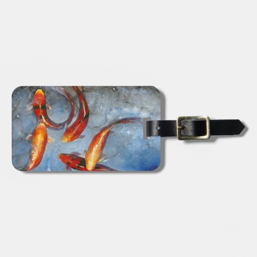 Graceful Koi I Bagagelabel (Voorkant horizontaal)
