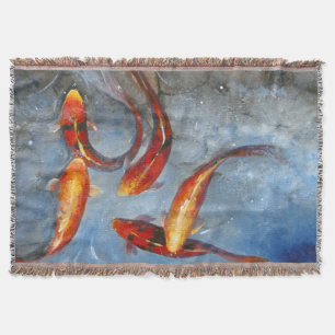 Graceful Koi I Deken