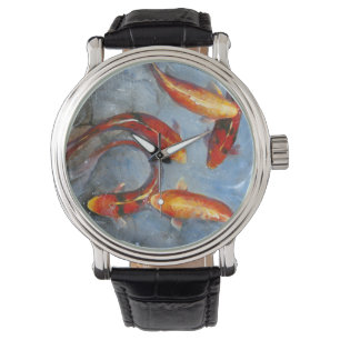 Graceful Koi I Horloge
