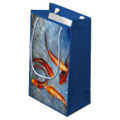 Graceful Koi I Klein Cadeauzakje (Achterkant Gekanteld)