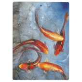 Graceful Koi I Klembord (Achterkant)