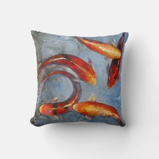 Graceful Koi I Kussen (Voorkant)