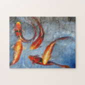 Graceful Koi I Legpuzzel (Horizontaal)