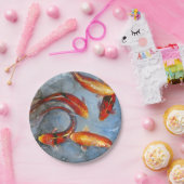 Graceful Koi I Papieren Bordje (Feest)