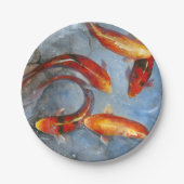 Graceful Koi I Papieren Bordje (Voorkant)