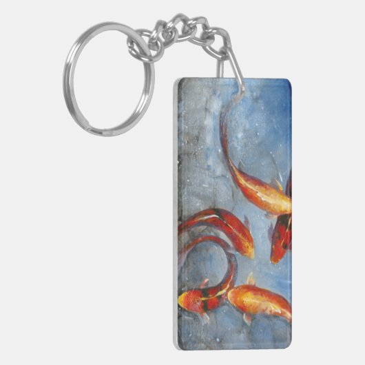 Graceful Koi I Sleutelhanger (Voorkant Links)