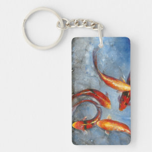 Graceful Koi I Sleutelhanger