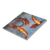 Graceful Koi I Tegeltje (Zijkant)