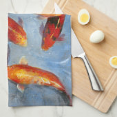 Graceful Koi I Theedoek (Quarter Fold)