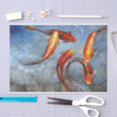 Graceful Koi I Tissuepapier (Craft)