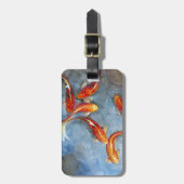 Graceful Koi II Bagagelabel (Voorkant verticaal)