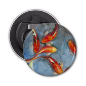Graceful Koi II Button Flesopener (Voorkant)