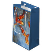 Graceful Koi II Klein Cadeauzakje (Achterkant Gekanteld)