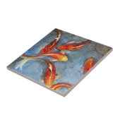 Graceful Koi II Tegeltje (Zijkant)