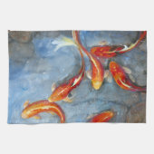 Graceful Koi II Theedoek (Horizontaal)