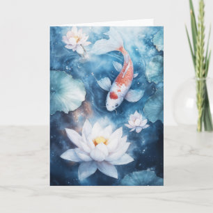 Graceful Koi met vredige wateren Kaart