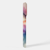 Graceful kolibrie in Waterverf iPhone Hoesje (Rechterkant)