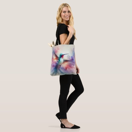 Graceful kolibrie in Waterverf Tote Bag (Op model)
