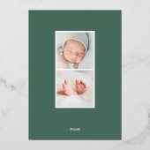 Graceful Leaves | Aankondiging van de geboorte van (Achterkant)