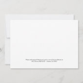 Graceful Leaves Memorial Invorial met foto Kaart (Achterkant)