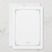 Graceful Lijst Religieuze Uitnodiging (Achterkant)