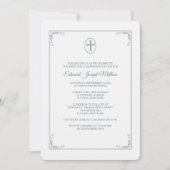 Graceful Lijst Religieuze Uitnodiging (Voorkant)