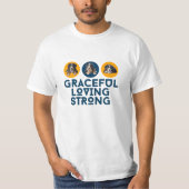 Graceful, Loving, and Strong Berner Lover Tee T-shirt (Voorkant)