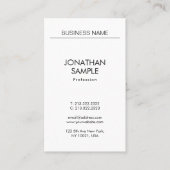 Graceful minimalist Professional Vertical Modern Visitekaartje (Voorkant)