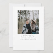 Graceful Modern Calligraphy Full Photo Save The Date (Achterkant)