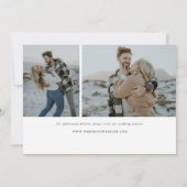 Graceful Modern Calligraphy Full Photo Save The Date (Achterkant)