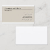 Graceful modern elegant stijlvol, uniek grafisch a visitekaartje (Voorkant / Achterkant)