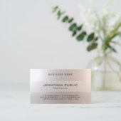 Graceful Modern Professional Elegant Glamoureus Visitekaartje (Staand voorkant)