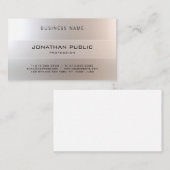 Graceful Modern Professional Elegant Glamoureus Visitekaartje (Voorkant / Achterkant)