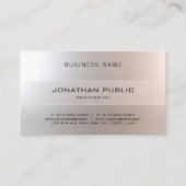 Graceful Modern Professional Elegant Glamoureus Visitekaartje (Voorkant)