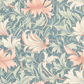 Graceful Morris geïnspireerde aangepaste naam geze Fleece Deken