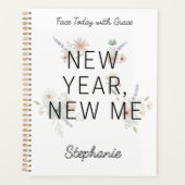 Graceful New Year Floral Planner (Voorkant)
