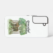 Graceful Oerwoud Ghost Leopard Samsung Galaxy Hoesje (Achterkant horizontaal)