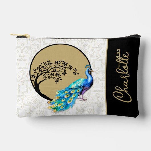 Graceful Peacock gepersonaliseerd Etui (Voorkant)