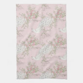 Graceful Peacock ornament  Kitchen Towels Theedoek (Verticaal)