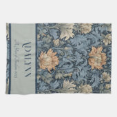 Graceful Retro Bloemen Retirement Gifts voor Mam Theedoek (Horizontaal)