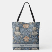 Graceful Retro Bloemen Retirement Gifts voor Mam Tote Bag (Achterkant)