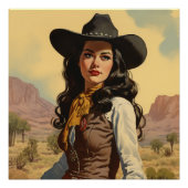 Graceful Rides of Romance: Wild West fluistert Perfect Poster (Voorkant)