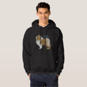 Graceful Rough Collie Hoodie (Voorkant volledig)
