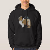 Graceful Rough Collie Hoodie (Voorkant)